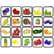 Fruits Picture Matching/Flashcards for Autism